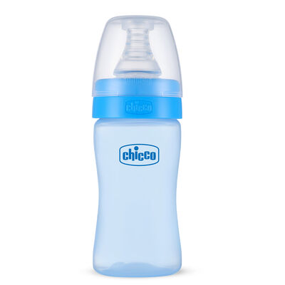 Feed Easy Blue Colored Narrow Neck Feeding Bottle (125ml)